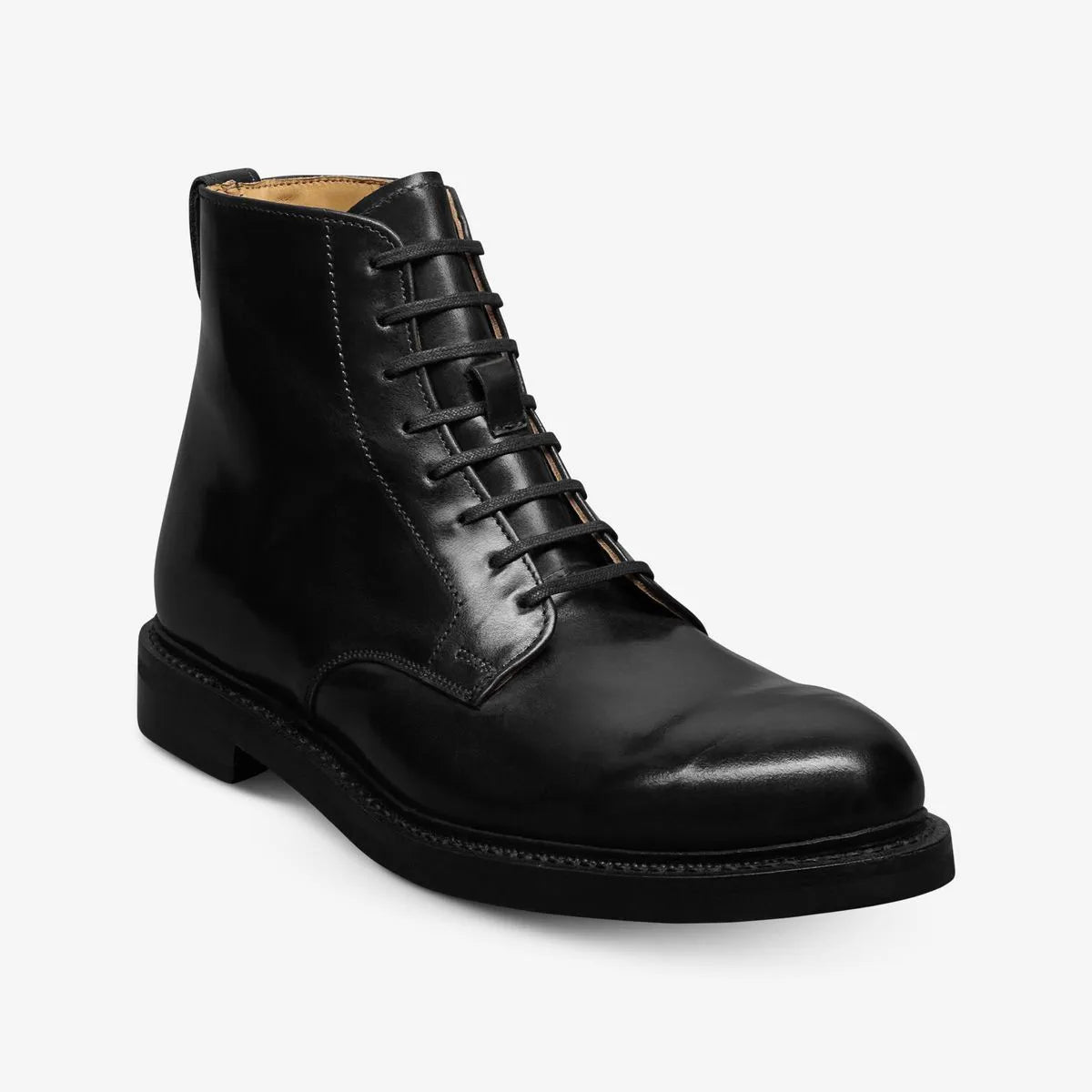 Houston Reserve Plain-toe Dress Boot - Black Leather