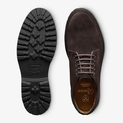 Carmine Reserve Lug Derby Dress Shoe - Bitter Chocolate Suede