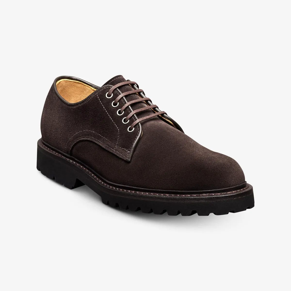 Carmine Reserve Lug Derby Dress Shoe - Bitter Chocolate Suede