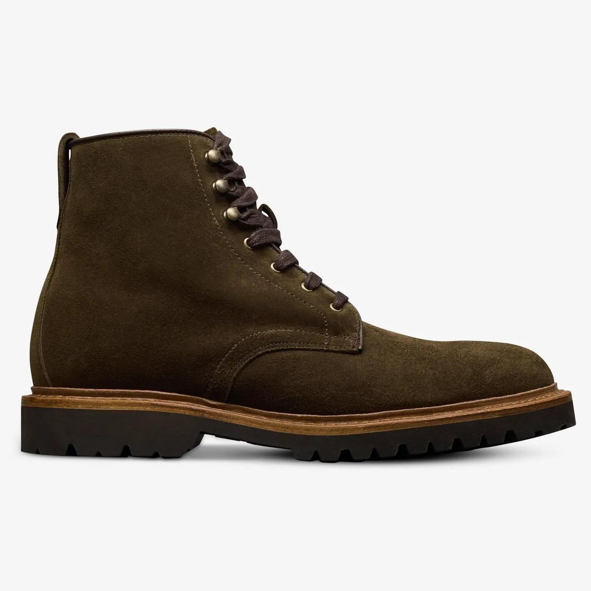 Charlton Reserve Plain-toe Boot - Dark Olive Green Suede