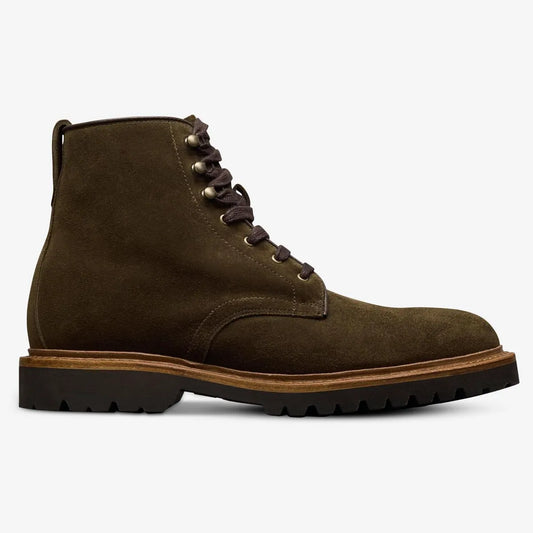 Charlton Reserve Plain-toe Boot - Dark Olive Green Suede