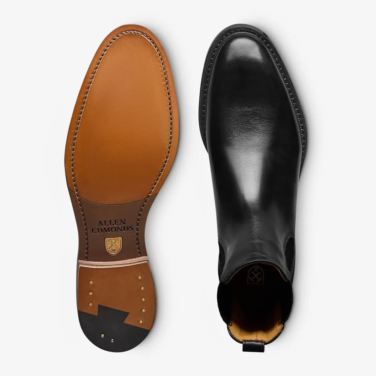 Rafe Reserve Chelsea Dress Boot - Black Leather