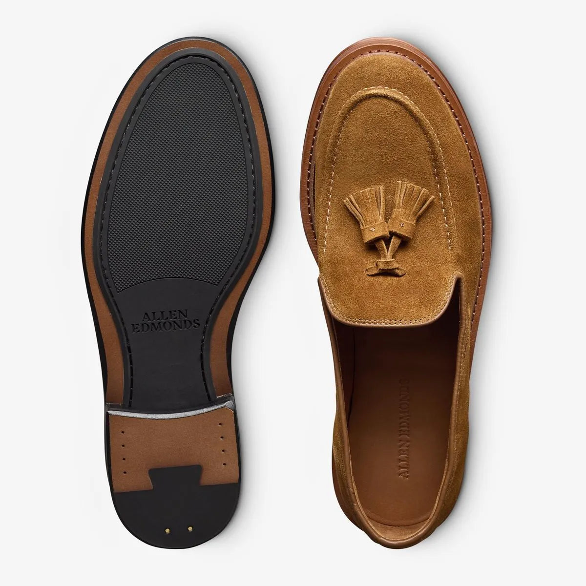 Baker Tassel Loafer - Cinnamon Brown Suede
