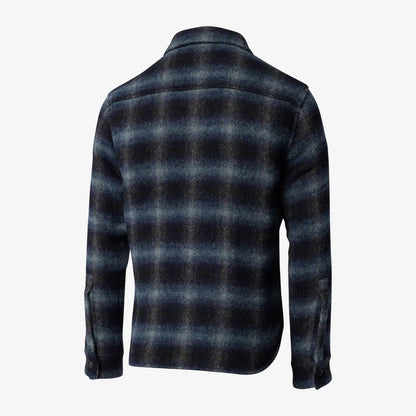 Wool Overshirt - Navy