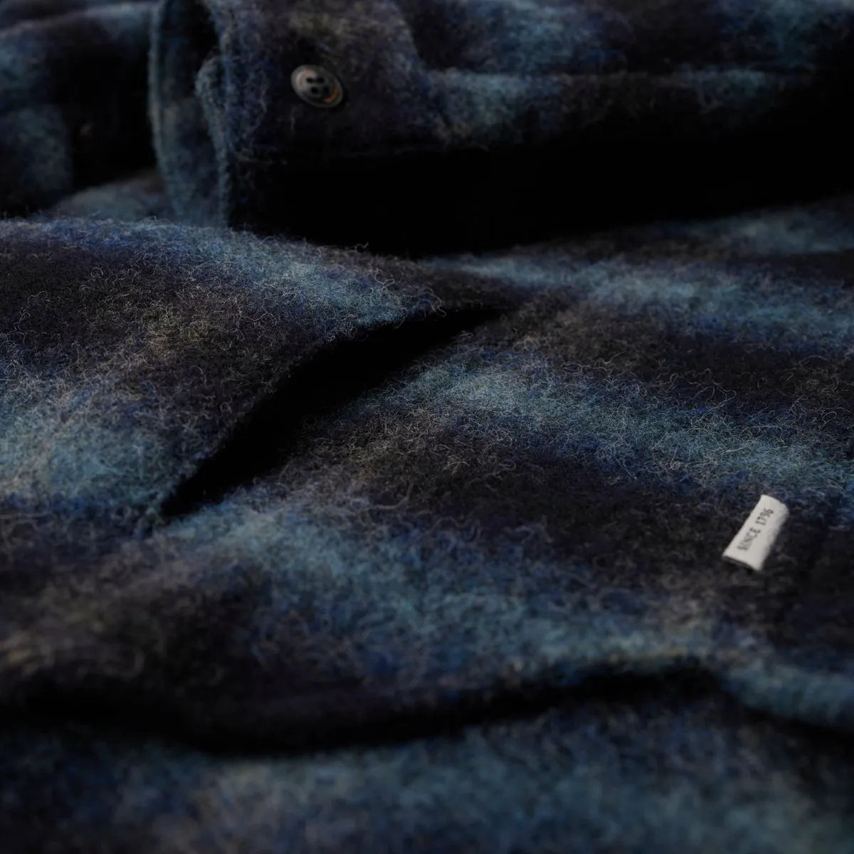 Wool Overshirt - Navy