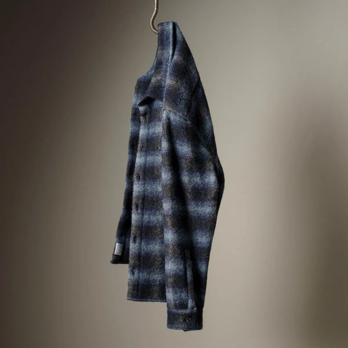 Wool Overshirt - Navy