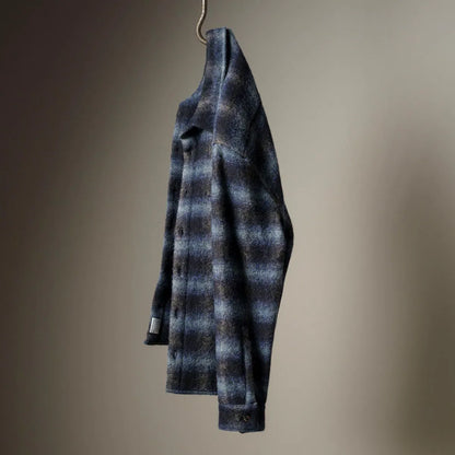 Wool Overshirt - Navy