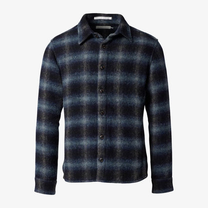 Wool Overshirt - Navy