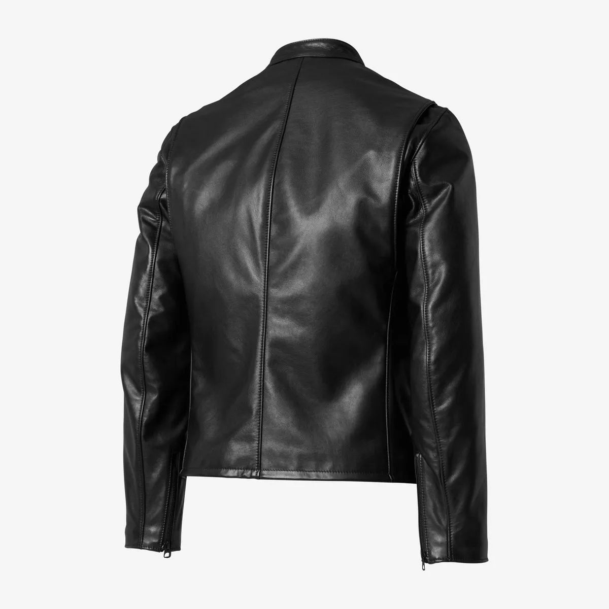 Schott® N.Y.C. x Allen Edmonds Café Racer 2.0 Leather Jacket - Black Leather