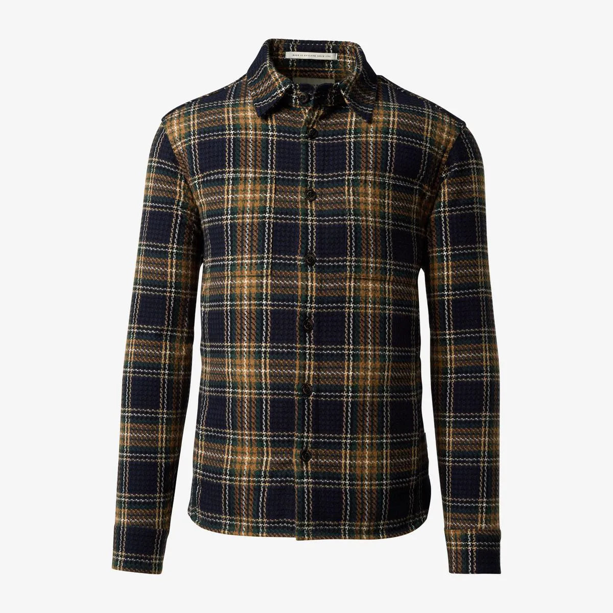 Check Overshirt - Navy