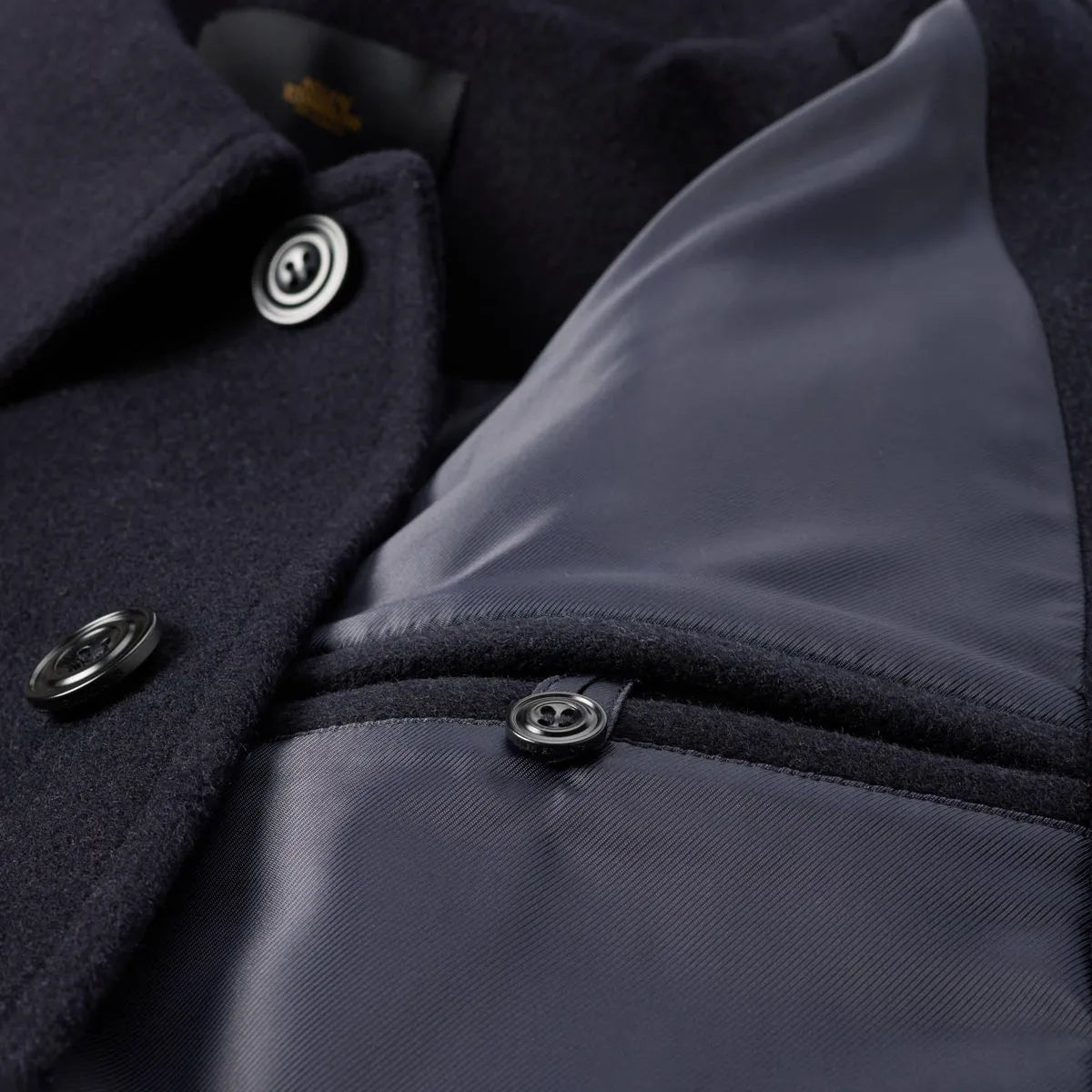 Wool Town Coat - Navy