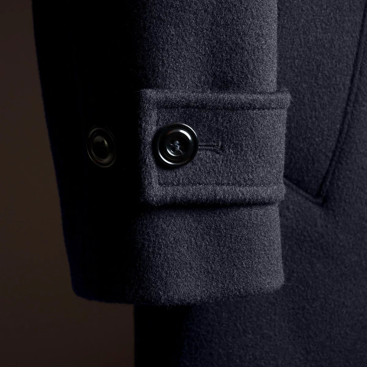 Wool Town Coat - Navy