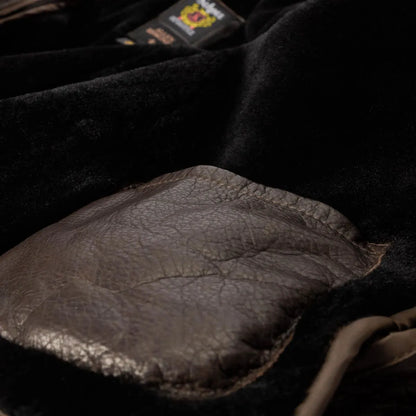 Schott® N.Y.C. x Allen Edmonds Leather Bomber Jacket - Brown Leather