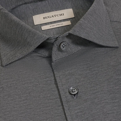 Bugatchi Oohcotton® Devon Long-sleeve Shirt - Black