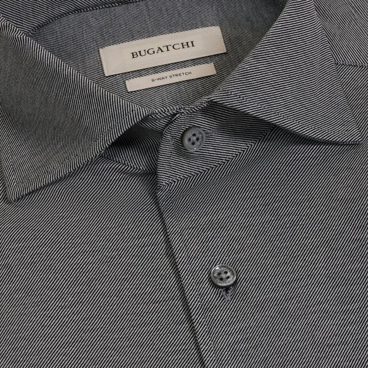 Bugatchi Oohcotton® Devon Long-sleeve Shirt - Black