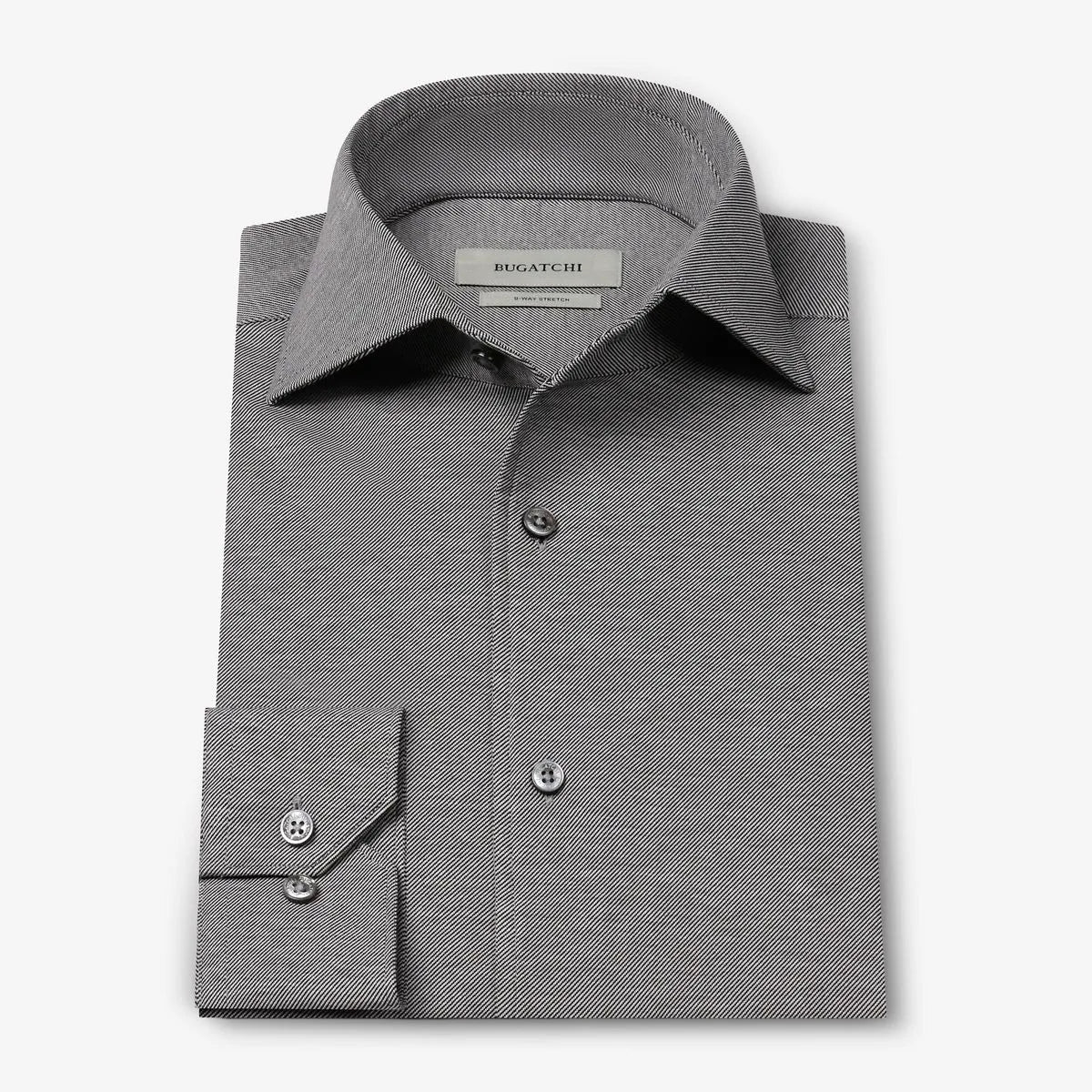 Bugatchi Oohcotton® Devon Long-sleeve Shirt - Black