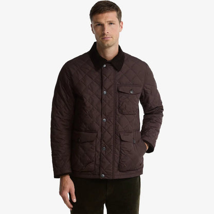 Barbour Hornby Quilted Jacket - Black Oak