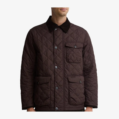 Barbour Hornby Quilted Jacket - Black Oak