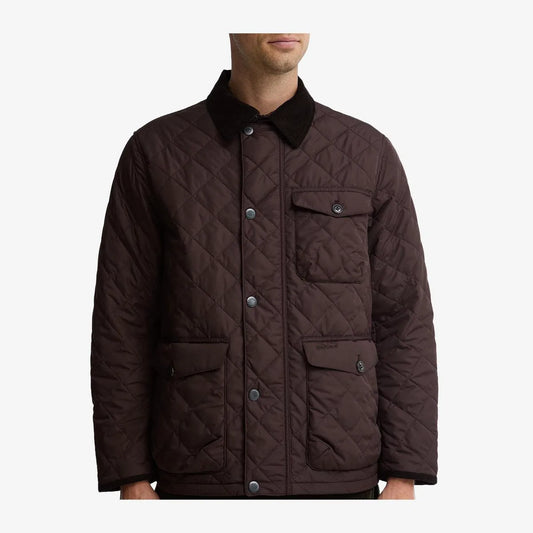 Barbour Hornby Quilted Jacket - Black Oak