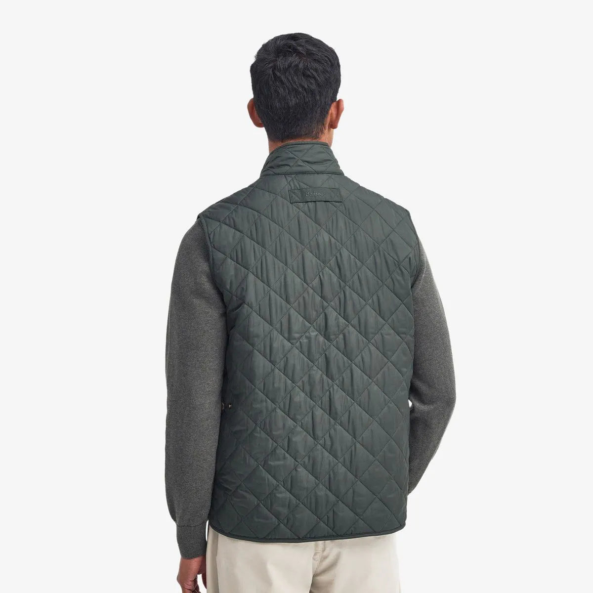 Barbour New Lowerdale Quilted Gilet Vest - Sage Green