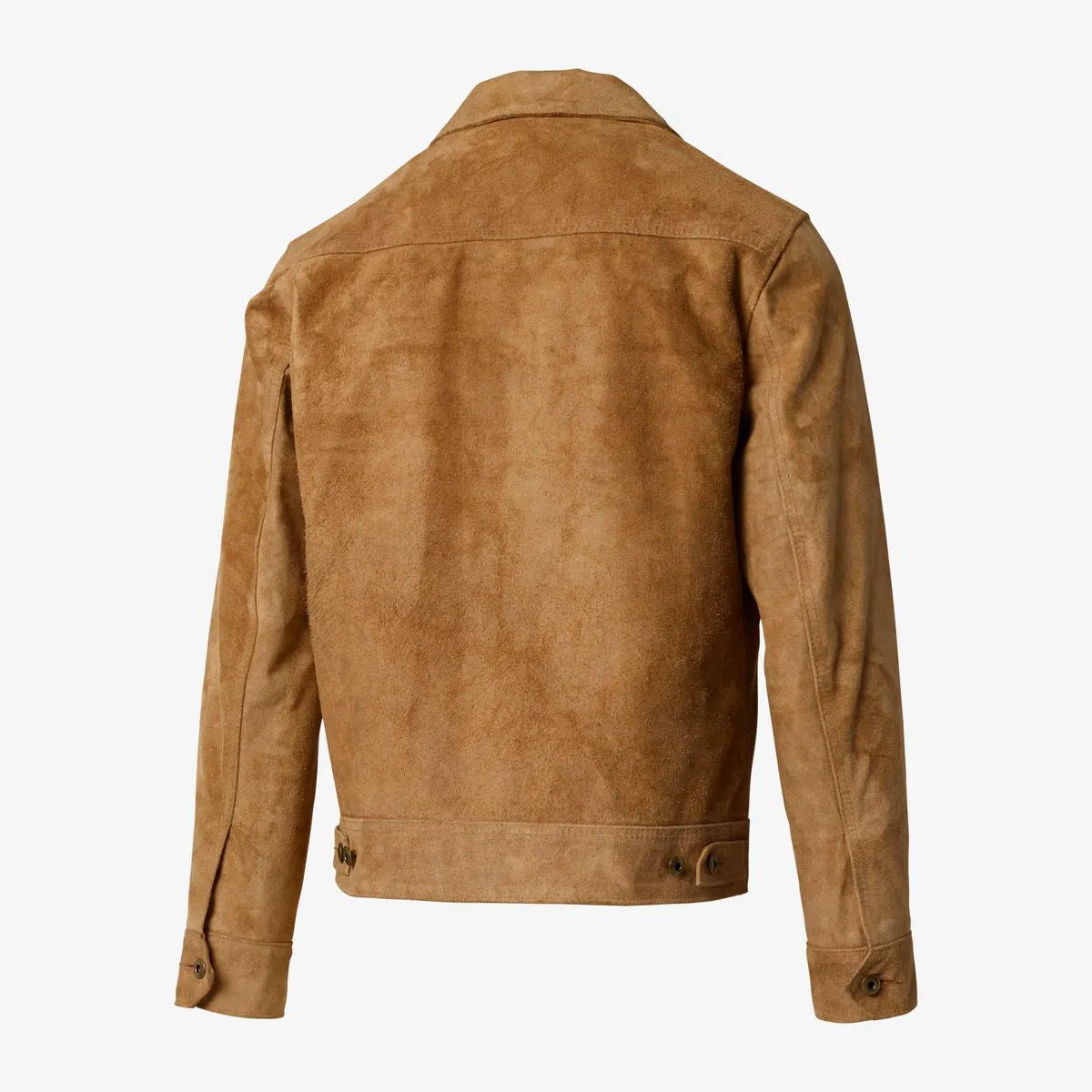 Schott® N.Y.C. x Allen Edmonds Rough-out Suede Jacket - Brown Suede