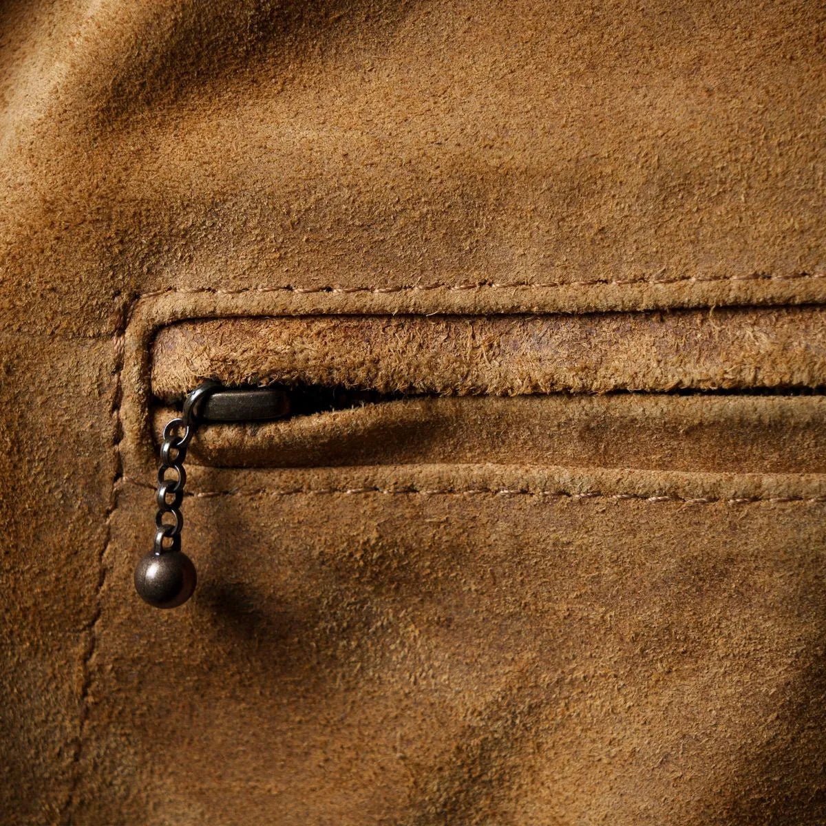 Schott® N.Y.C. x Allen Edmonds Rough-out Suede Jacket - Brown Suede
