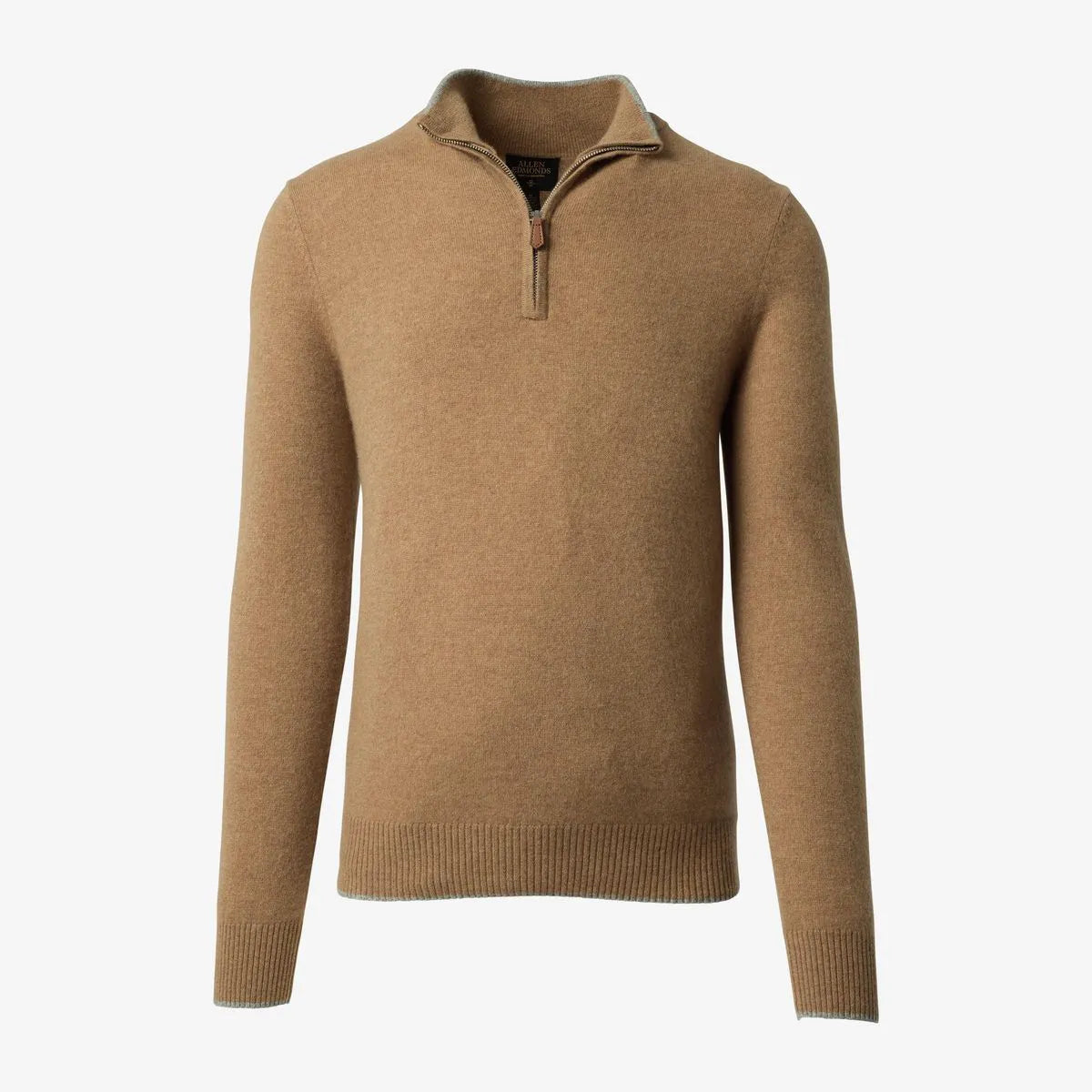 Cashmere Quarter-zip Sweater - Camel