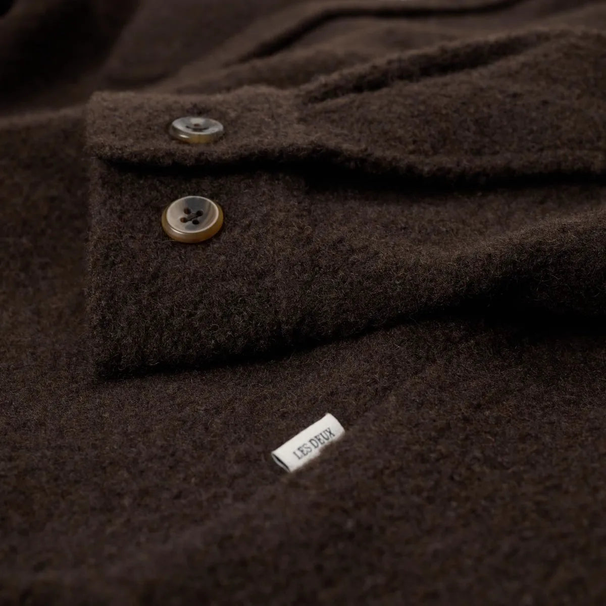 Les Deux Boucle Overshirt - Chocolate