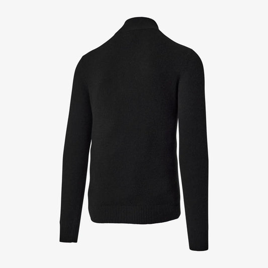Cashmere Quarter-zip Sweater - Black